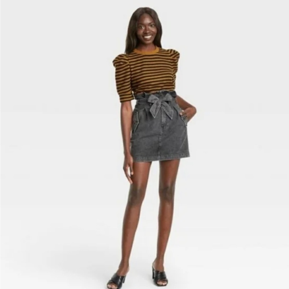 Who What Wear Elbow Puff Shirt Size Small